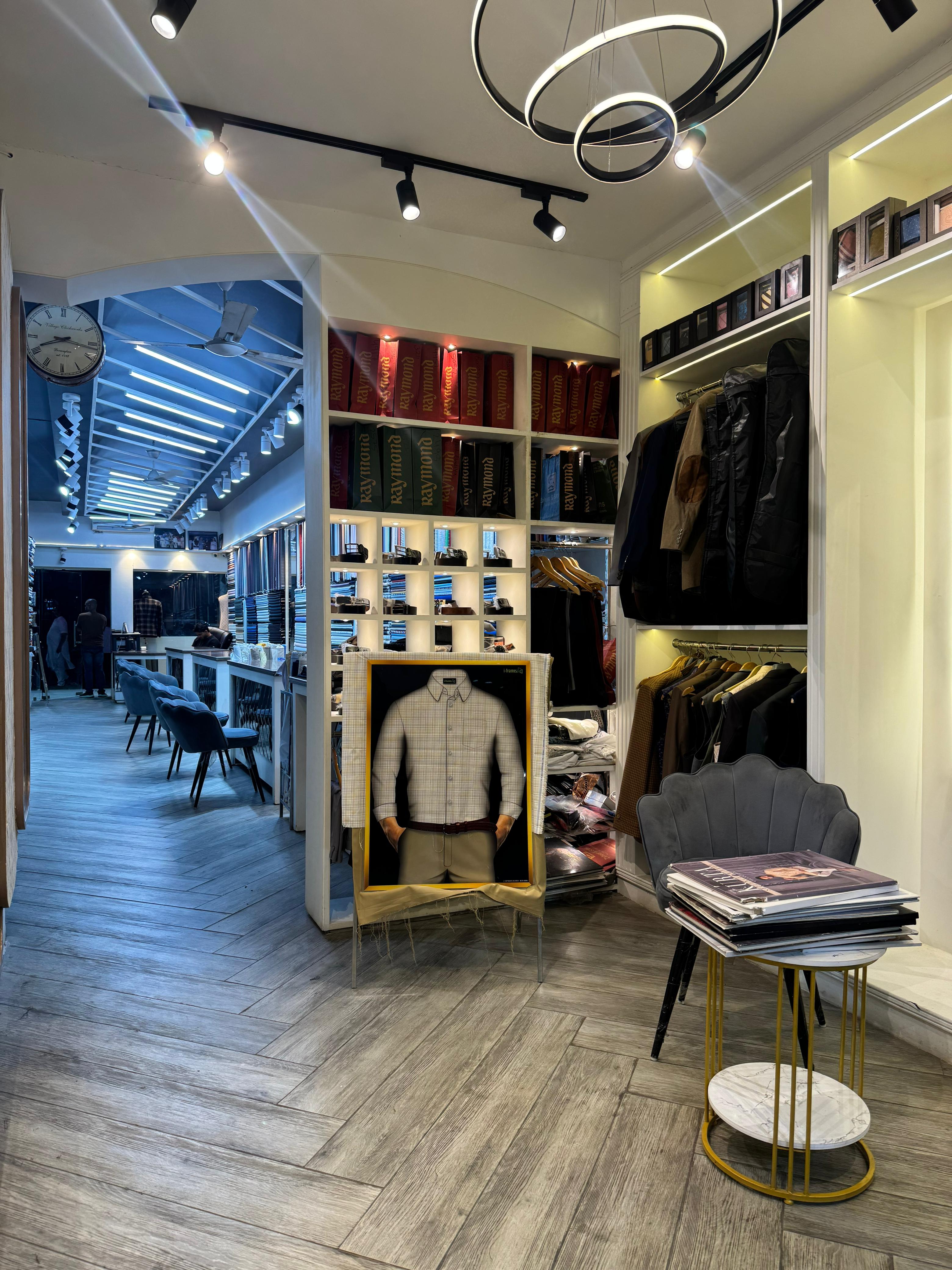 The process of creating a bespoke suit at Zaheer & Sons.